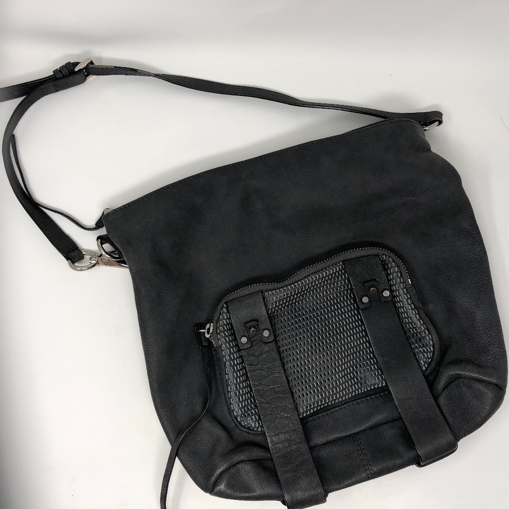She + Lo Black Next Chapter Crossbody Hobo Bag